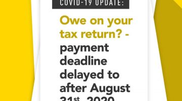 Tax Return Payment Deadline Delayed
